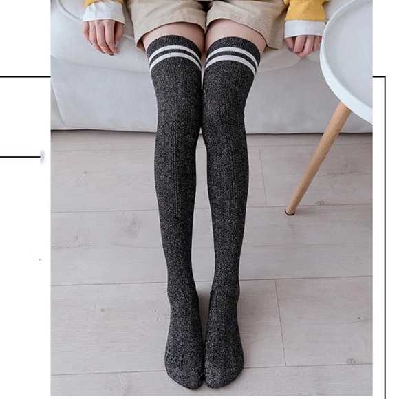 Shiny Glittery Over the Knee Socks - Picture 3 of 5